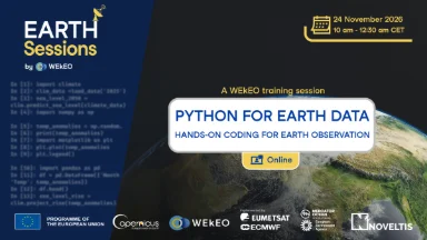 Earth Sessions - Python for Earth Data (Live Session)
